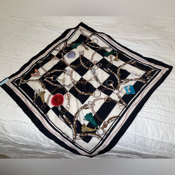 Faux Fur Collar with Scarf Tie Girls Size 12 Years - Picture 7 of 9